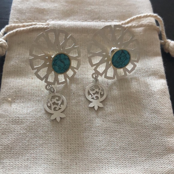 Silver earrings Persian.art - Picture 2 of 2